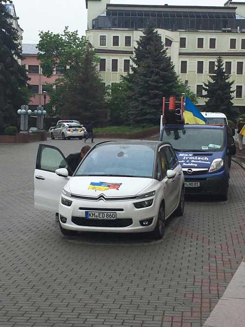 Автопробіг "Великодня поїздка за свободу та єдність України" прибув до Франківська