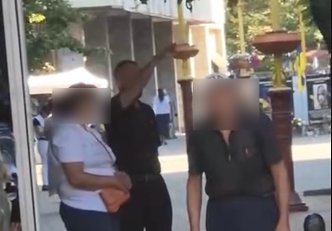 Показав нацистський жест під час хвилини мовчання: в Івано-Франківську поліціянти встановлюють особу чоловіка