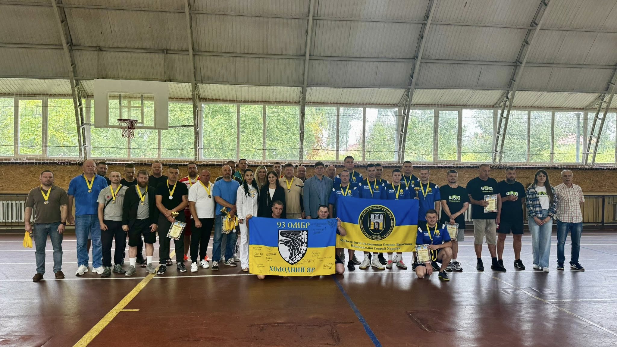 На Прикарпатті відбулася спартакіада серед ветеранів, учасників бойових дій та силових структур