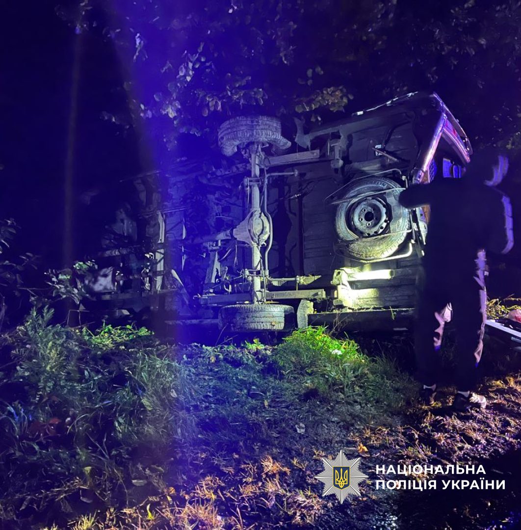Травмовано семеро людей. На Прикарпатті затримали нетверезого водія, який вчинив аварію