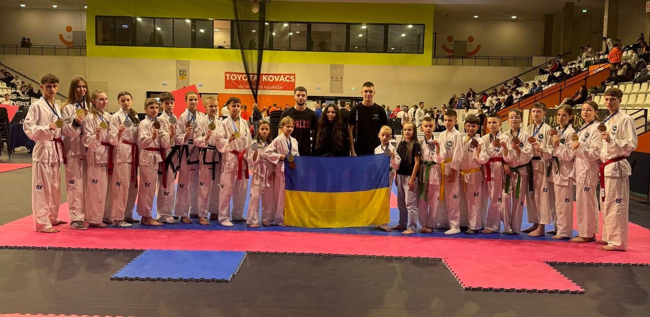 Івано-франківські тхеквондисти вибороли 23 медалі на міжнародному турнірі у Будапешті