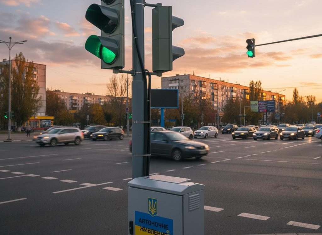В Івано-Франківську 20 світлофорів вже працюють на автономному живленні, ще 10 незабаром підключать