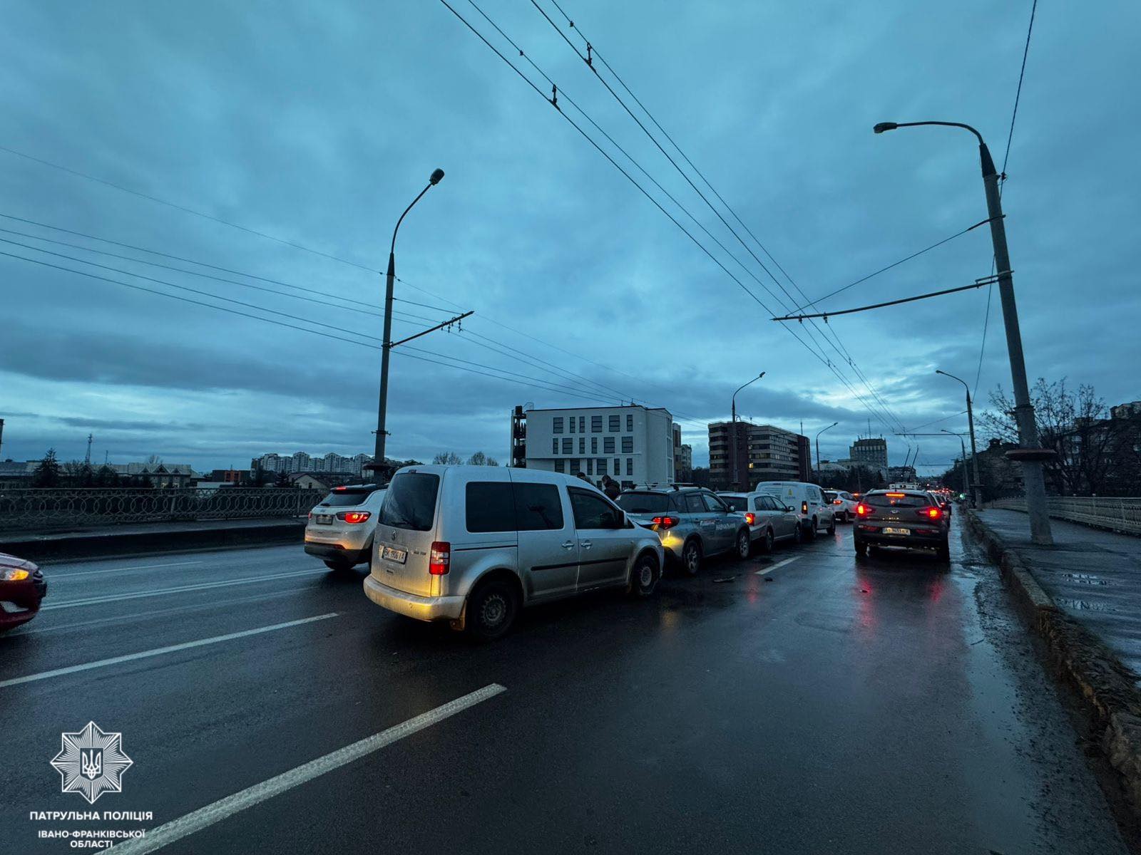 В Івано-Франківську трапилася аварія з чотирьох авто (ФОТОФАКТ)