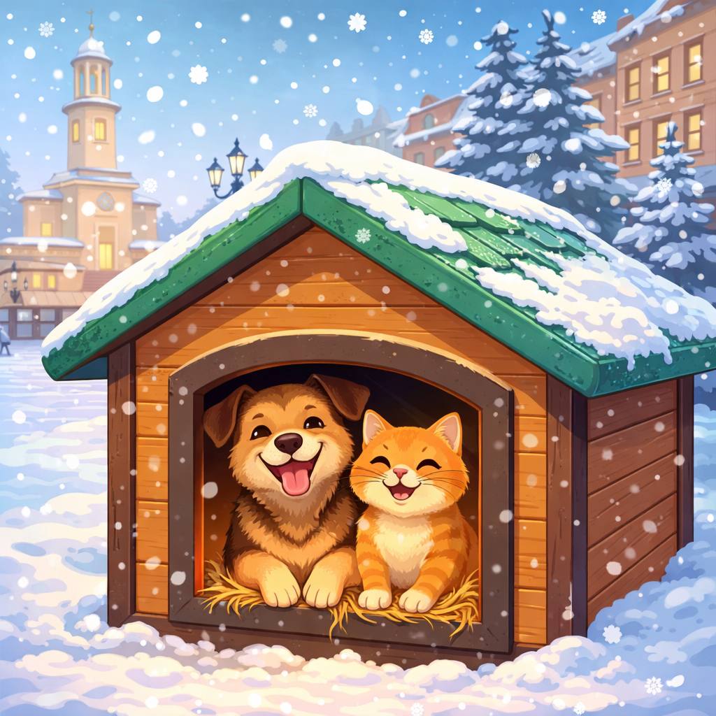 В Івано-Франківську встановлять будиночки з підігрівом для тварин