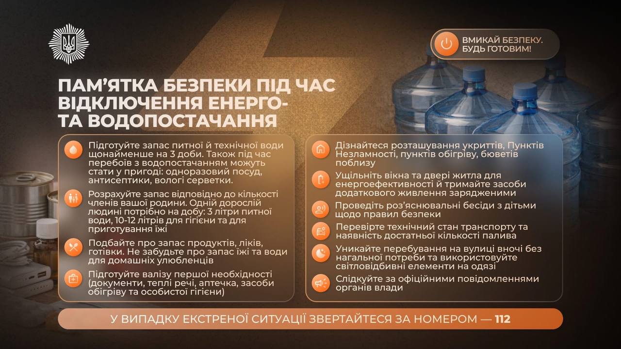 Прикарпатцям пояснили, як підготуватися до можливого погіршення енергетичної ситуації