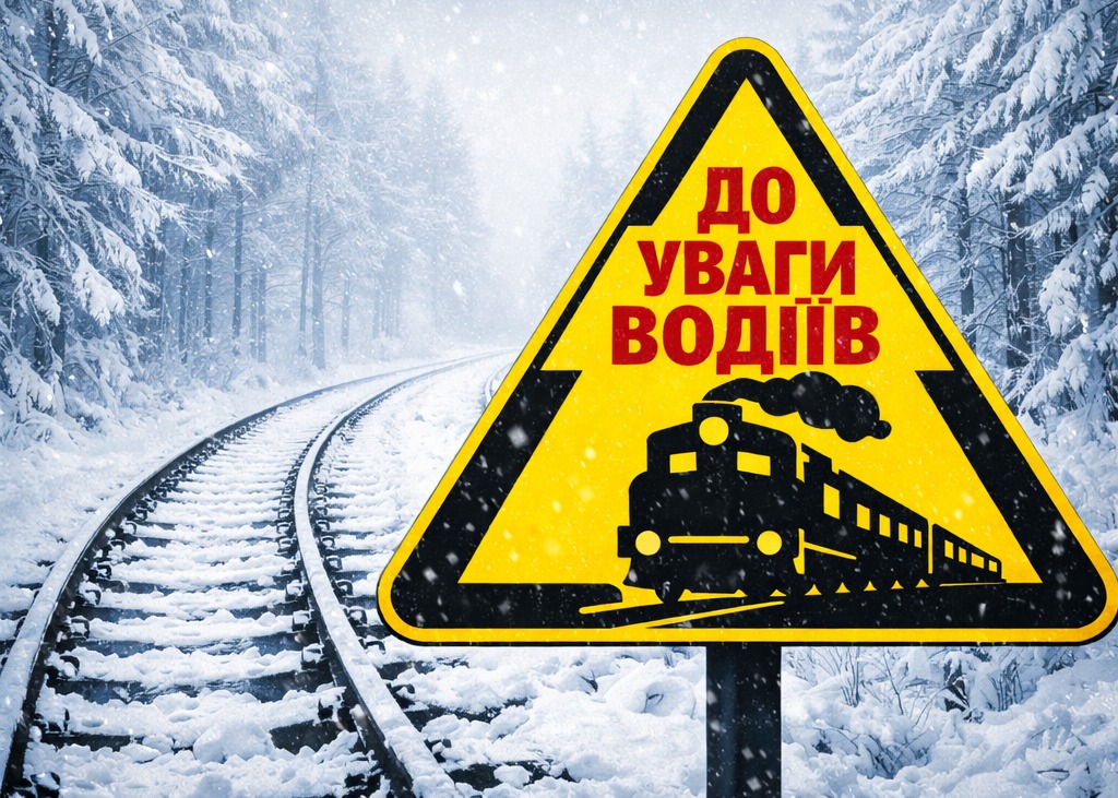 Через аварійні відключення світлофорів: на залізничних переїздах Івано-Франківщини з’являться нові дорожні знаки