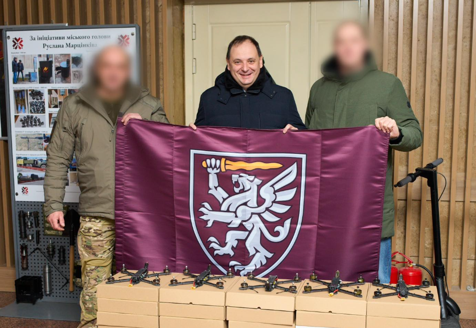 Івано-Франківська громада передала 50 FPV-дронів 80-й десантно-штурмовій бригаді