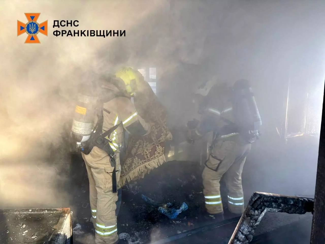 На Прикарпатті під час пожежі виявили тіла двох чоловіків (ФОТО)