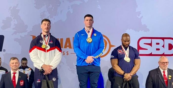 Встановив три рекорди України: прикарпатець став чемпіоном Європи з пауерліфтингу