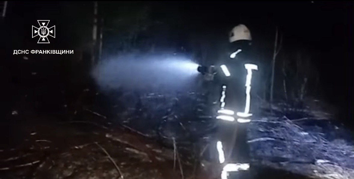 За добу на Прикарпатті сталося 12 пожеж, п’ять — в екосистемах (ВІДЕО)