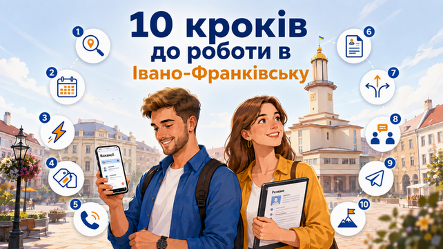10 кроків до роботи в Івано-Франківську