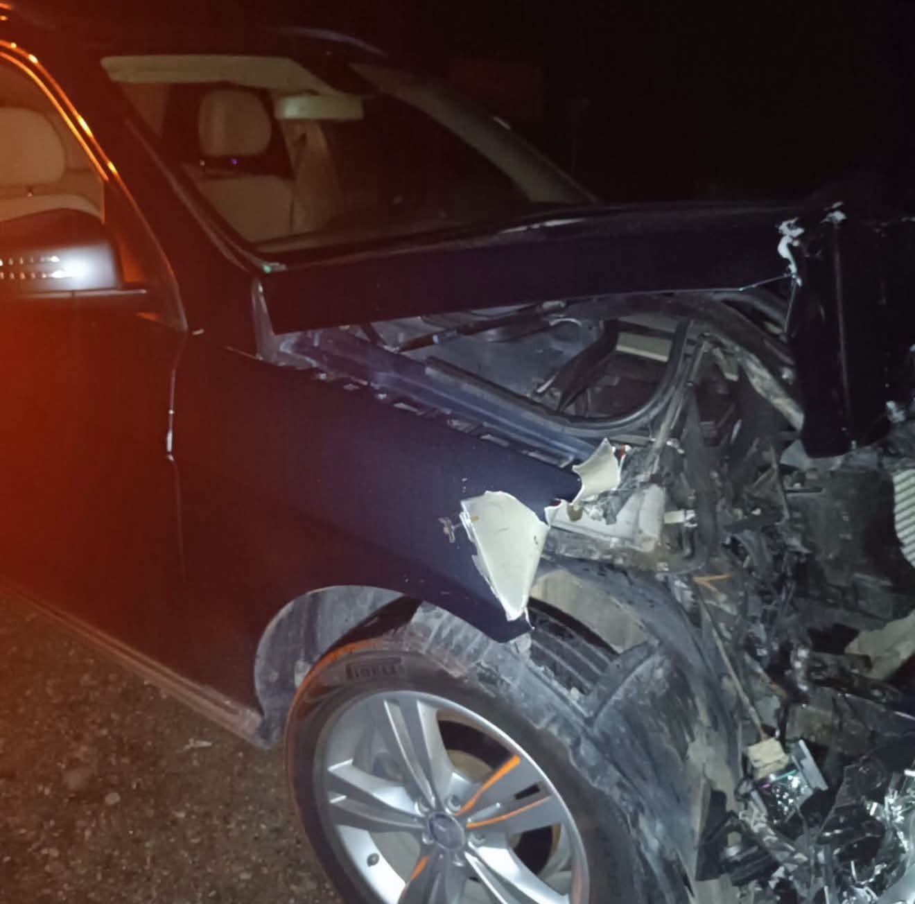 В Івано-Франківську нетверезий водій Mercedes врізався в інше авто: драгер показав понад два проміле алкоголю