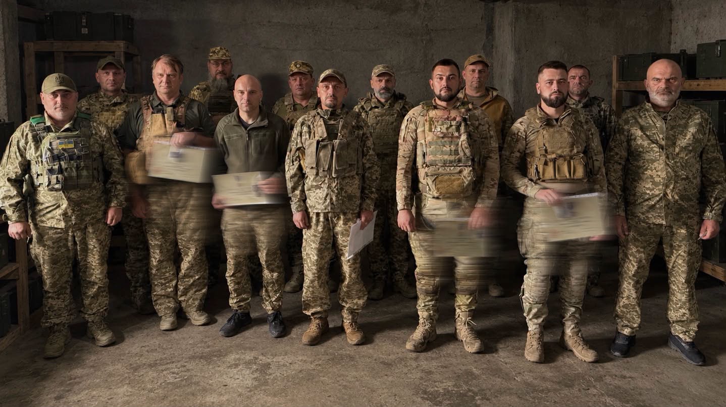 Військовослужбовців 102-ї бригади ТрО відзначили медалями «За поранення»