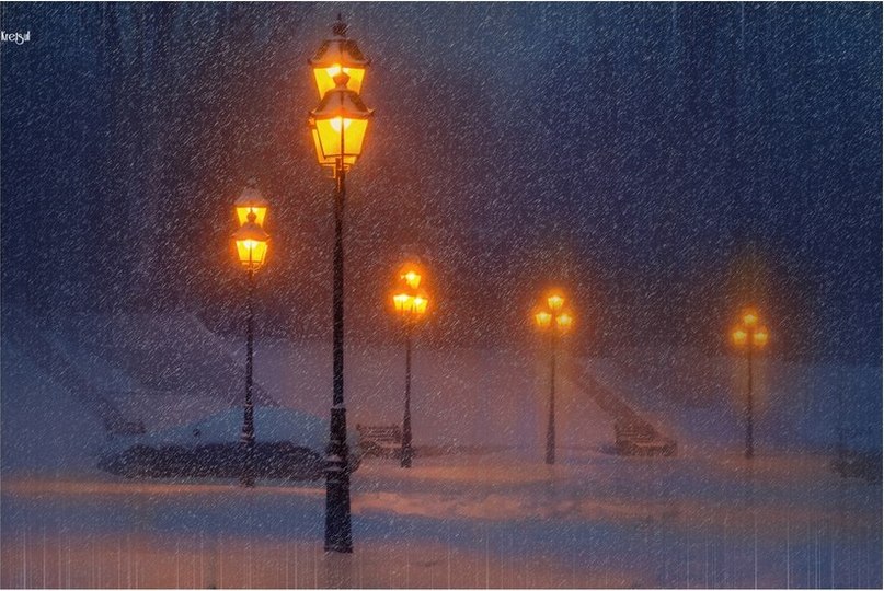 Зимовий вечір в Одесі Фото: Роман Крецул