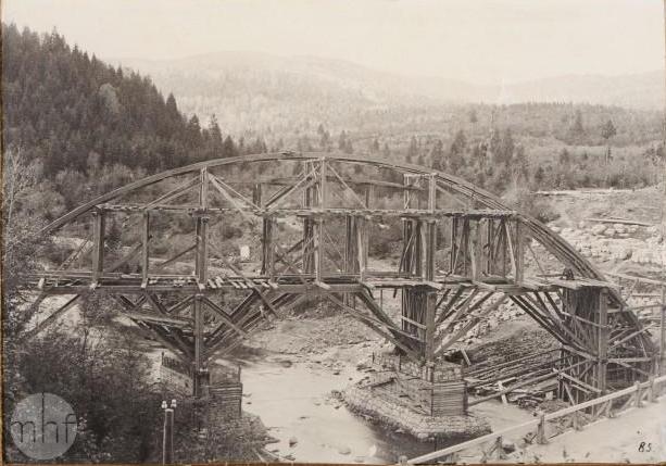 Яремче будова мосту 1894-1896