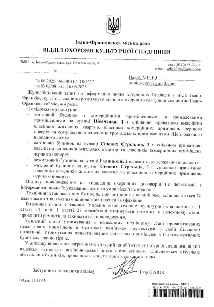 Охорона культурної спадщини в Івано-Франківську: формальність чи реальність?