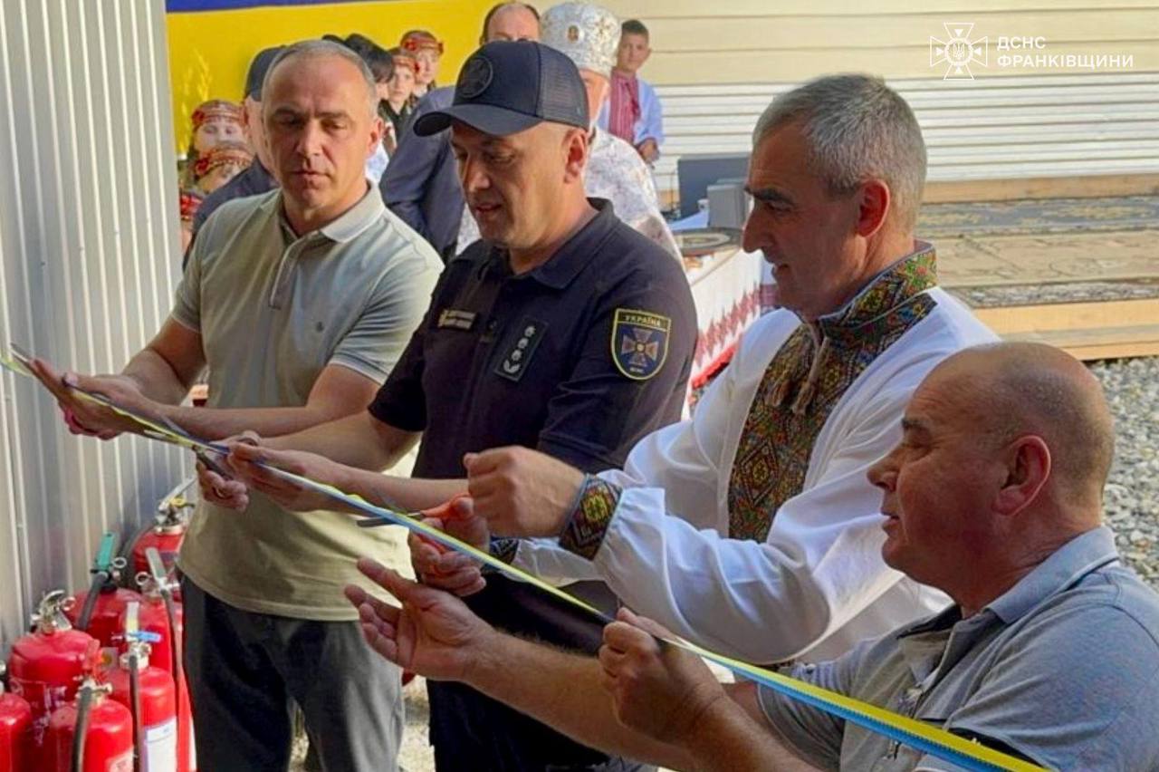 На Верховинщині відкрили підрозділ місцевої пожежної охорони (ФОТО)