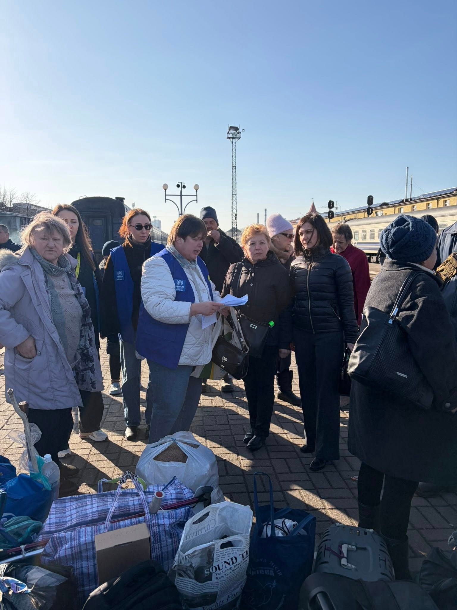 На Прикарпаття прибув евакуаційний потяг із Донецької області (ФОТО)