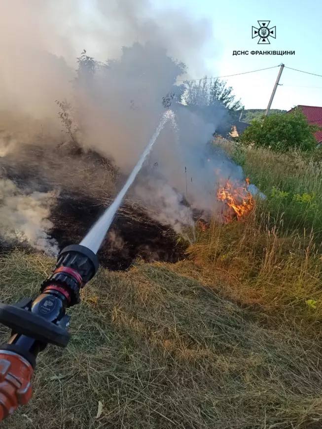 На Прикарпатті через спалювання сухої трави згорів будинок (ФОТО)