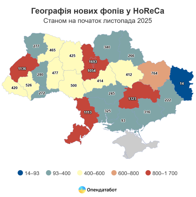фото: географія нових ФОПів