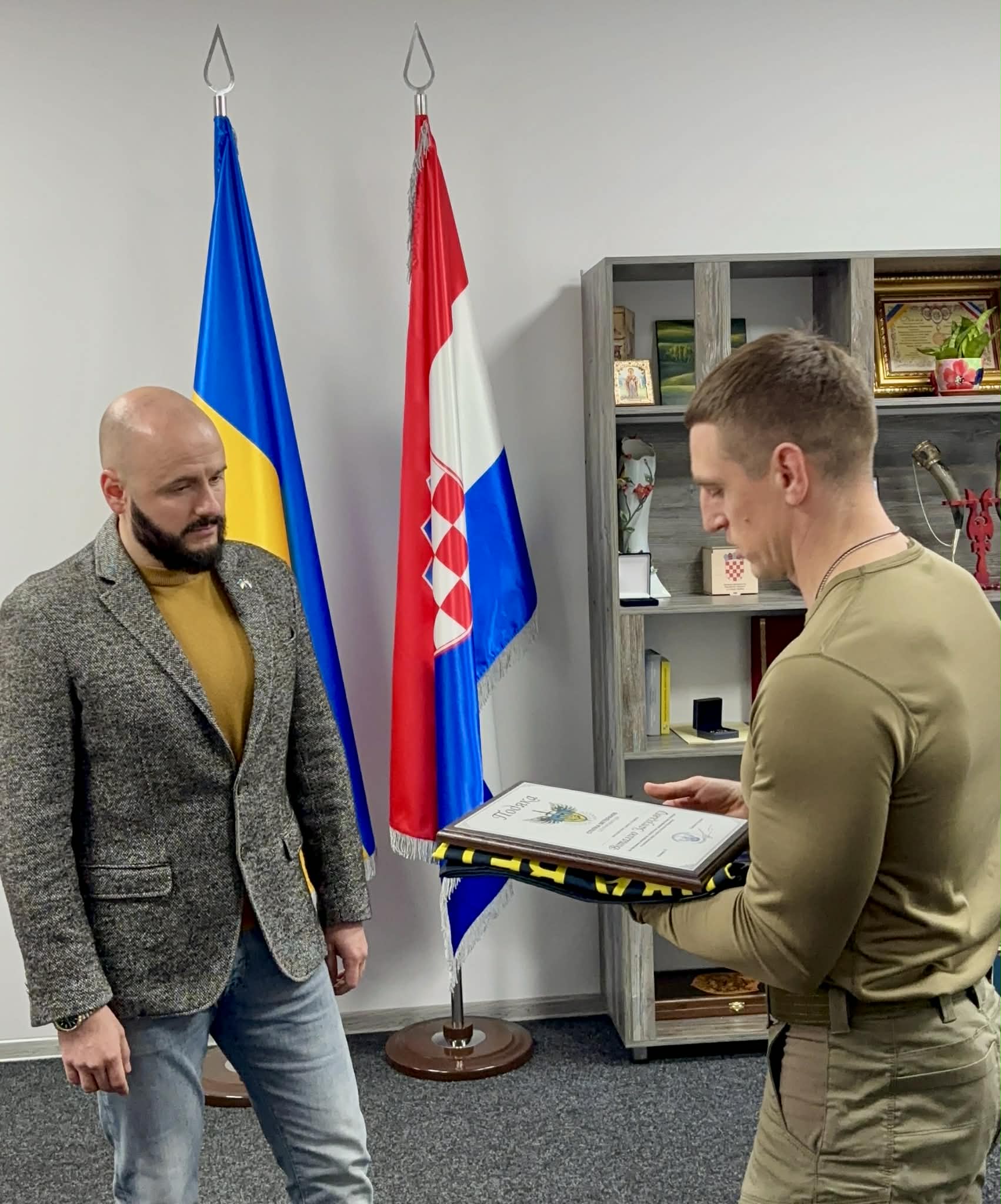 Спілка ветеранів штурмових дій та Почесне консульство Республіки Хорватія посилюють співпрацю (ФОТО)