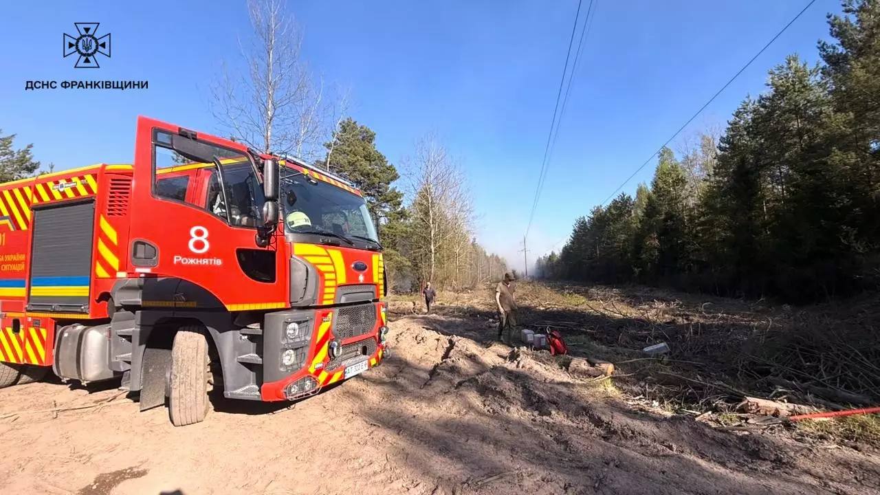 За добу рятувальники 24 рази гасили пожежі сухої трави на Прикарпатті
