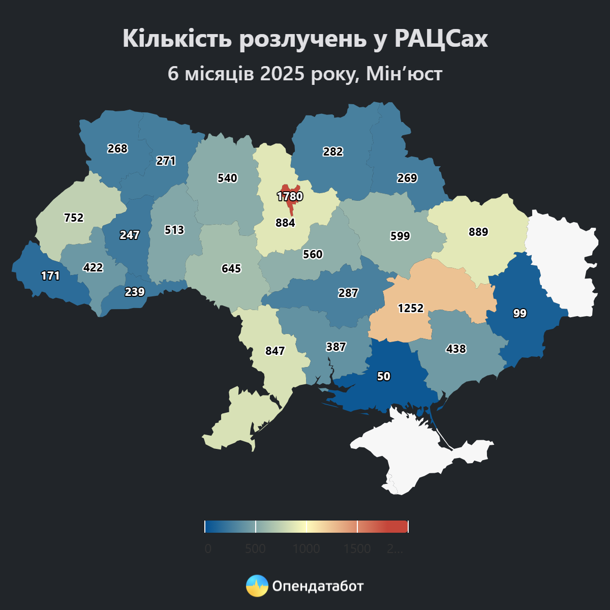 Один з найнижчих показників: скільки шлюбів розірвали на Івано-Франківщині від початку року