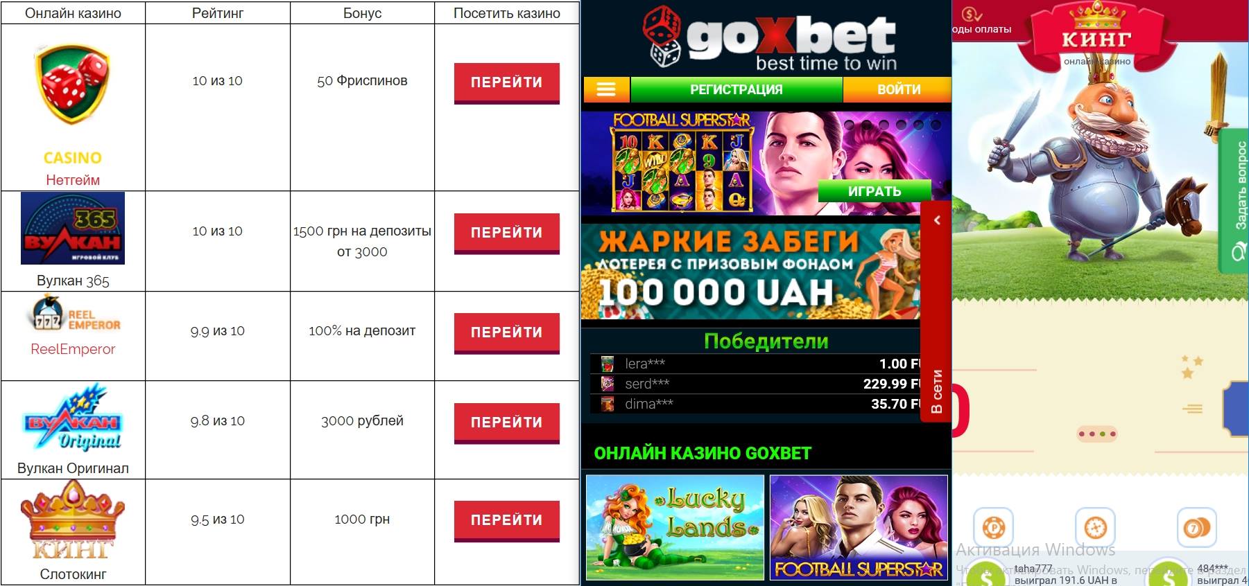 Рейтинг казино онлайн rating casino ru win бездепозитный бонус максбет контрольчестности рф