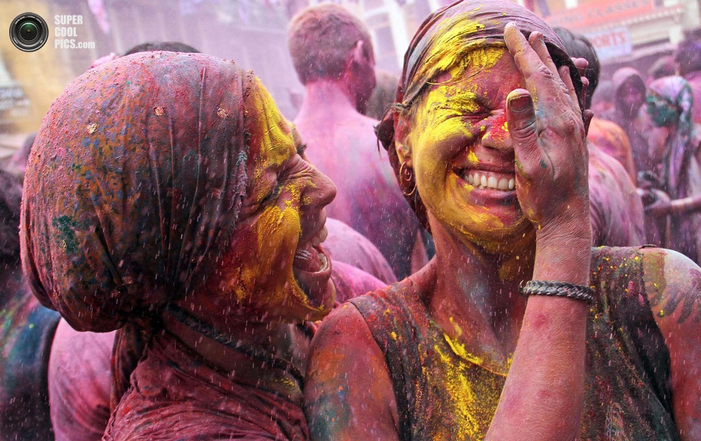 Holi festival , il festival dei colori in India