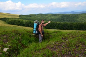 Вододільний хребет. Залишки військових укріплень часів 1-ої світової.