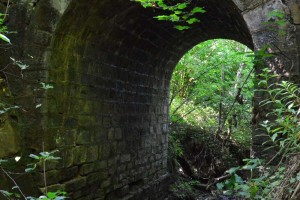 Неіснуюче село Дідьова. Міст через притоку Сяна