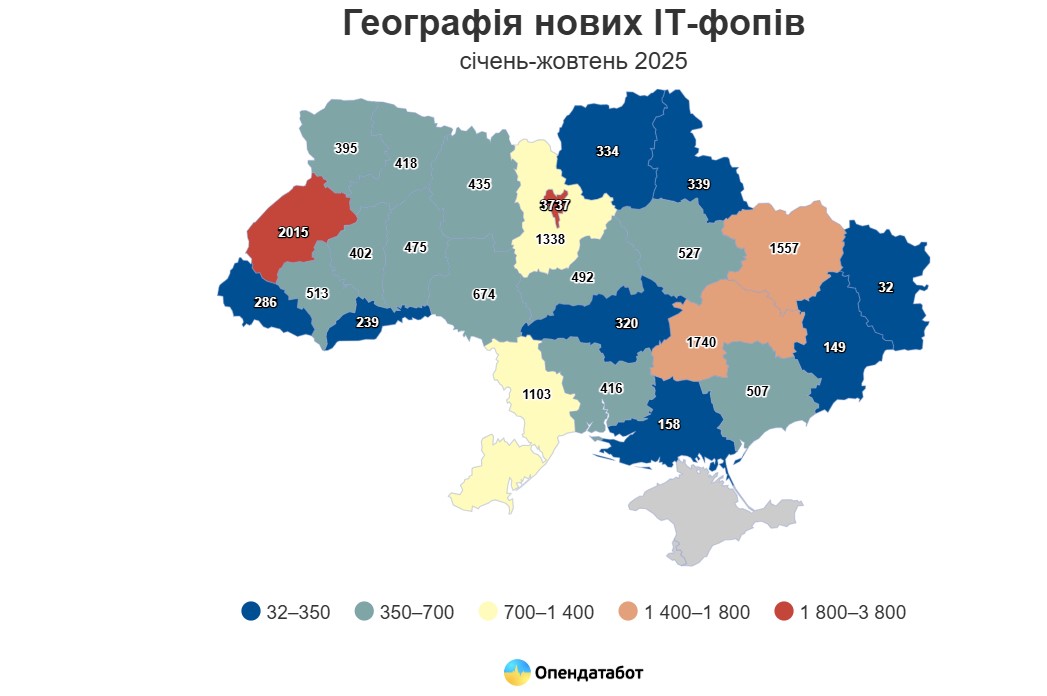 фото: географія IT-ФОПів