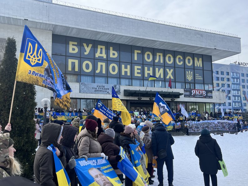 Акція "Лист надії" на підтримку полонених і зниклих безвісти воїнів