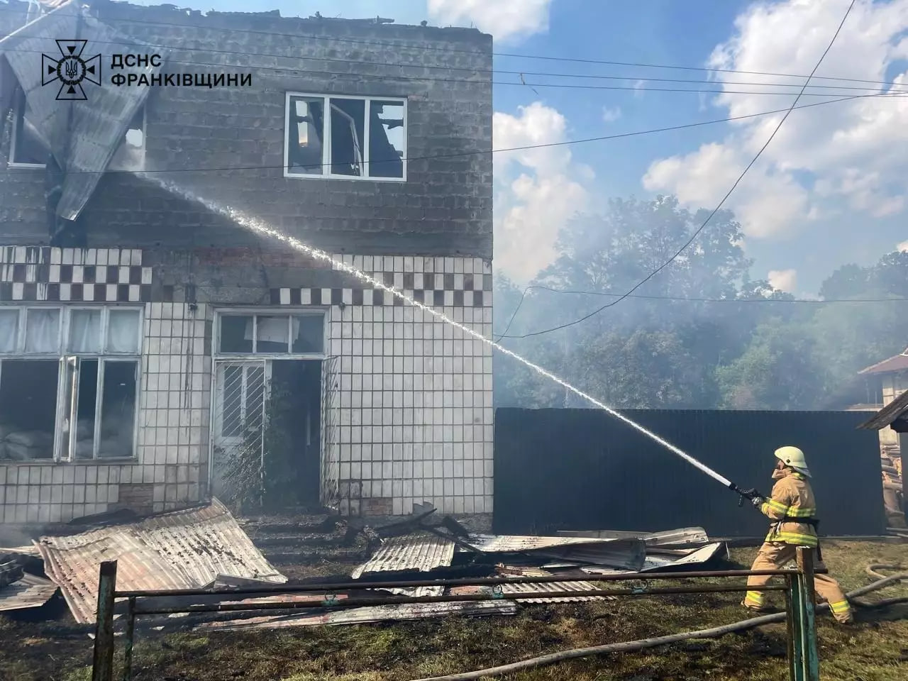 фото з місця пожежі