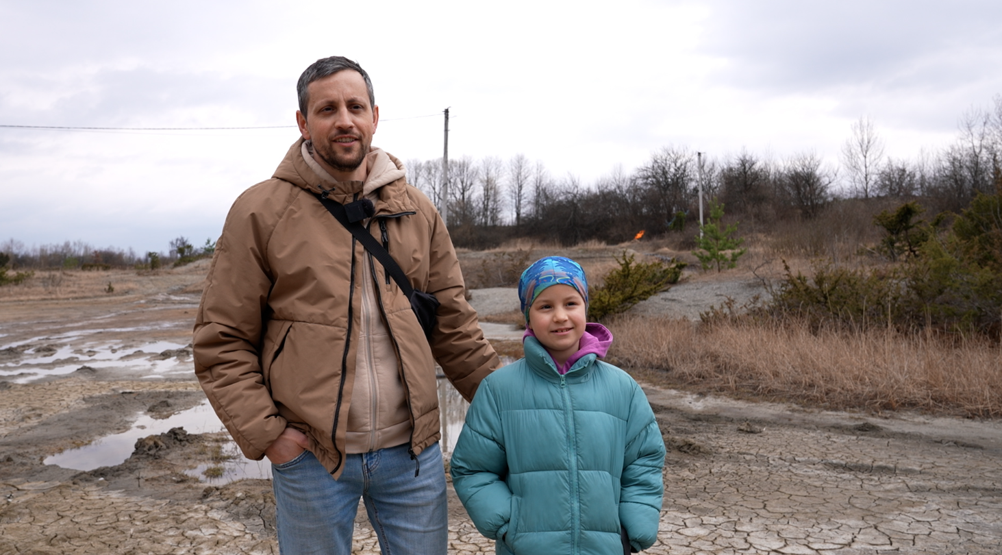 Андрій Коваль з донькою