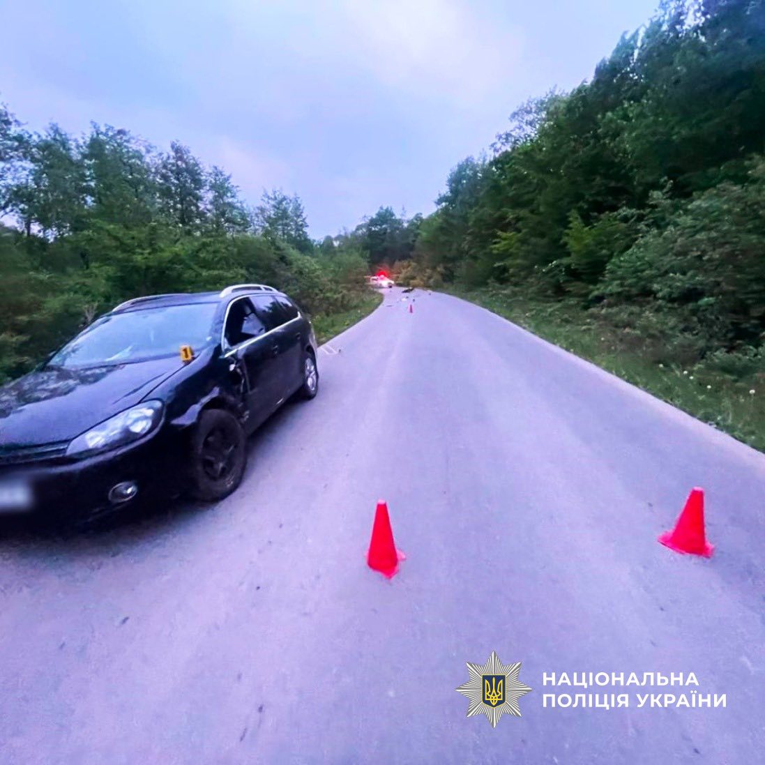фото: з місця ДТП