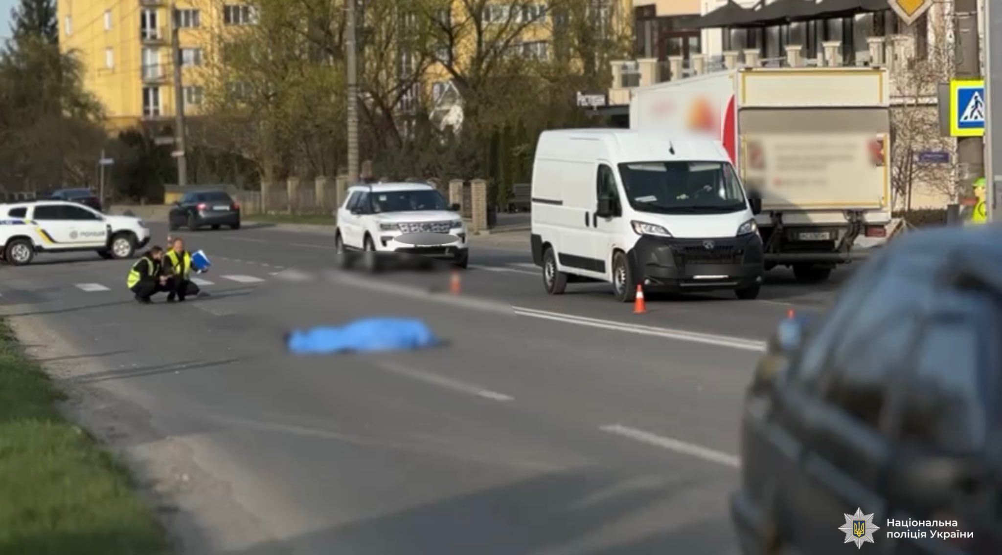 фото: з місця аварії