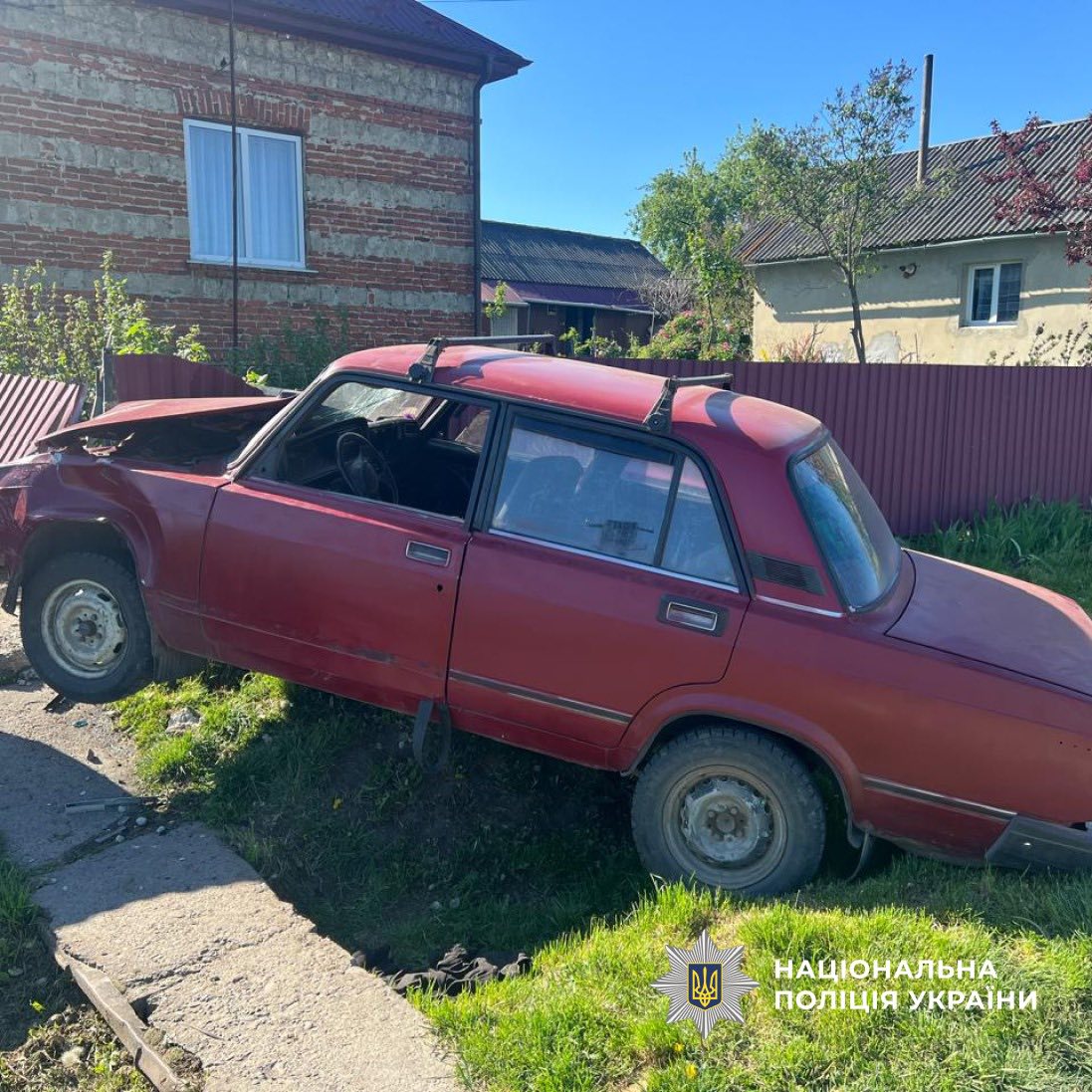 фото: з місця ДТП